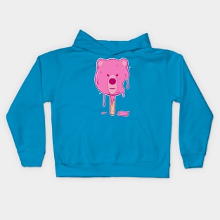 Melting Bear Ice Cream Kids Hoodie